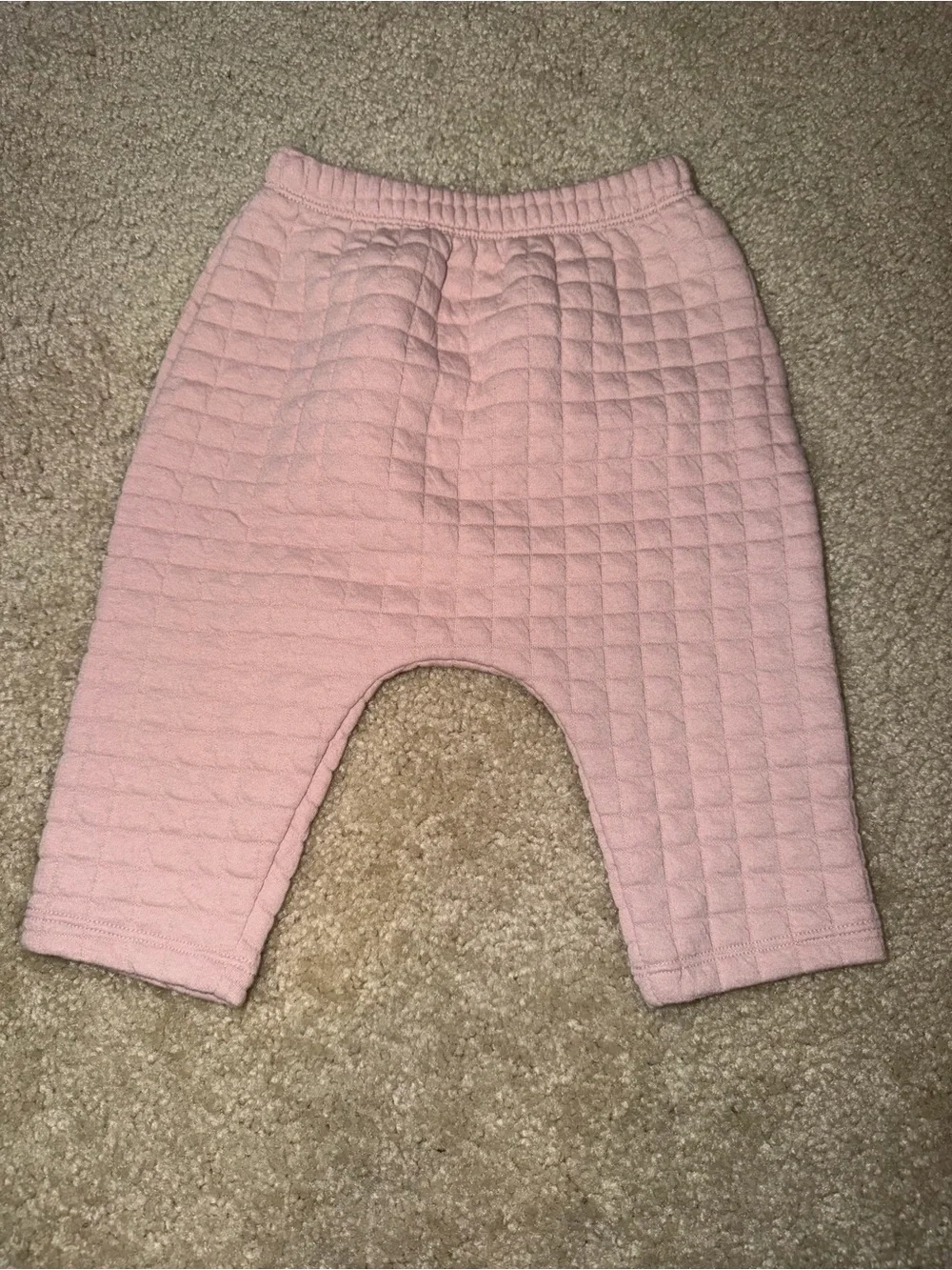 GAP Pink Quilted Baby Hoodie & Pants Matching Set